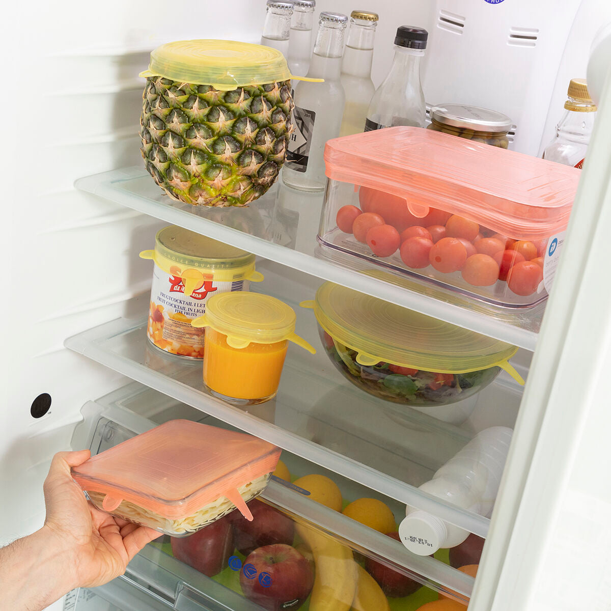 Innovagoods Set Of 10 Reusable And Adjustable Kitchen Lids Lilyd Innovagoods