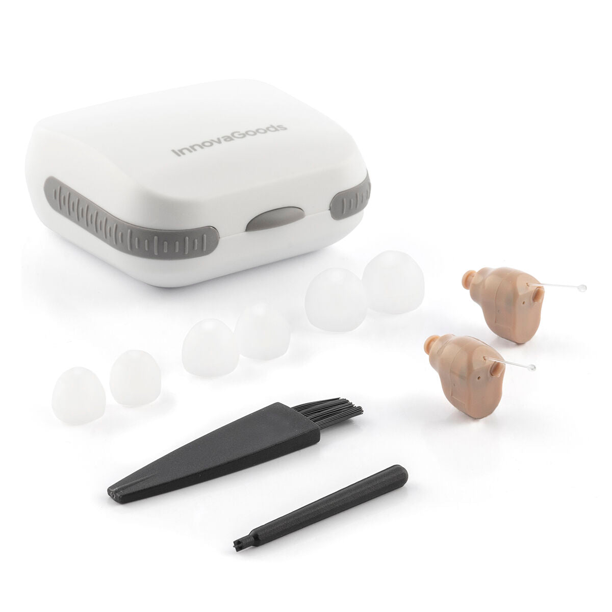 Innovagoods In-Ear Hearing Amplifier With Accessories Hearzy Innovagoods 2 Units