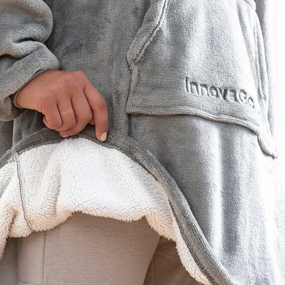 Innovagoods Oversized Sweatshirt Blanket With Fleece Lining Swug Innovagoods