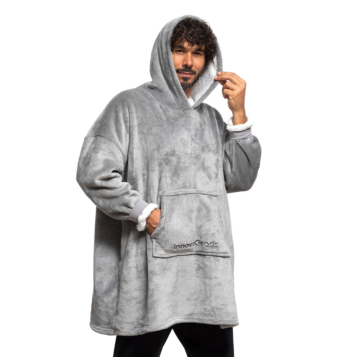 Innovagoods Oversized Sweatshirt Blanket With Fleece Lining Swug Innovagoods