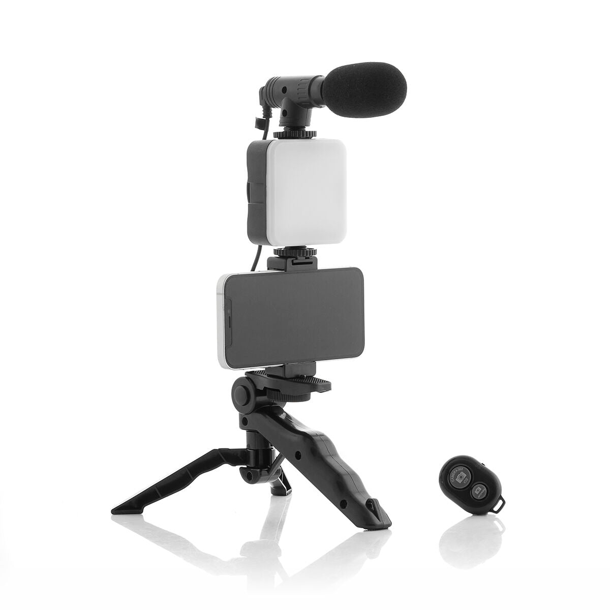 Innovagoods Vlogging Kit With Light, Microphone And Remote Control Plodni Innovagoods 6 Pieces