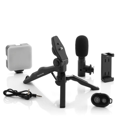 Innovagoods Vlogging Kit With Light, Microphone And Remote Control Plodni Innovagoods 6 Pieces