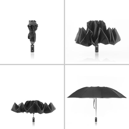 Innovagoods Folding Inverted Umbrella With Led Folbrella Innovagoods