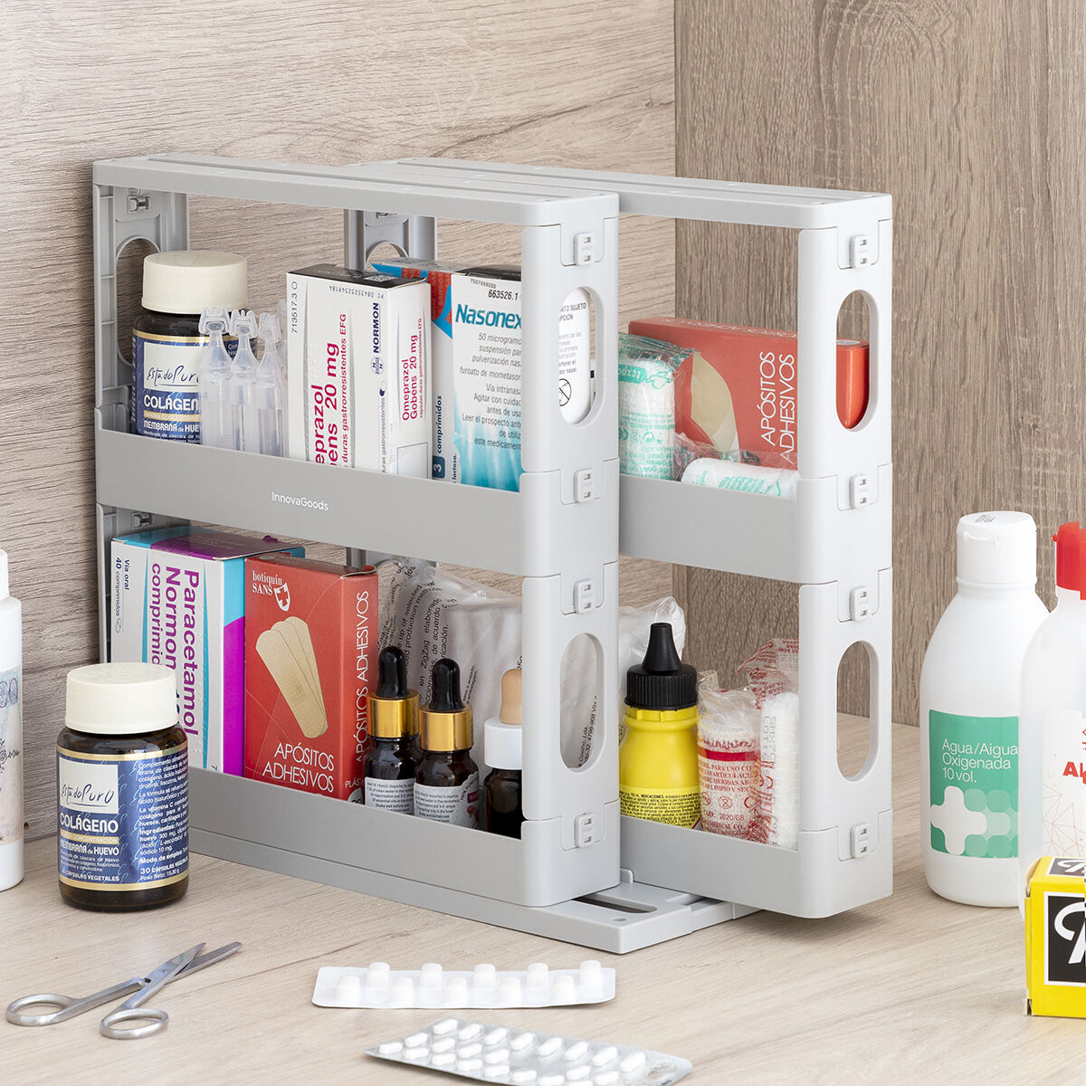 Innovagoods Sliding And Pivoting Spice Organiser Rispick Innovagoods