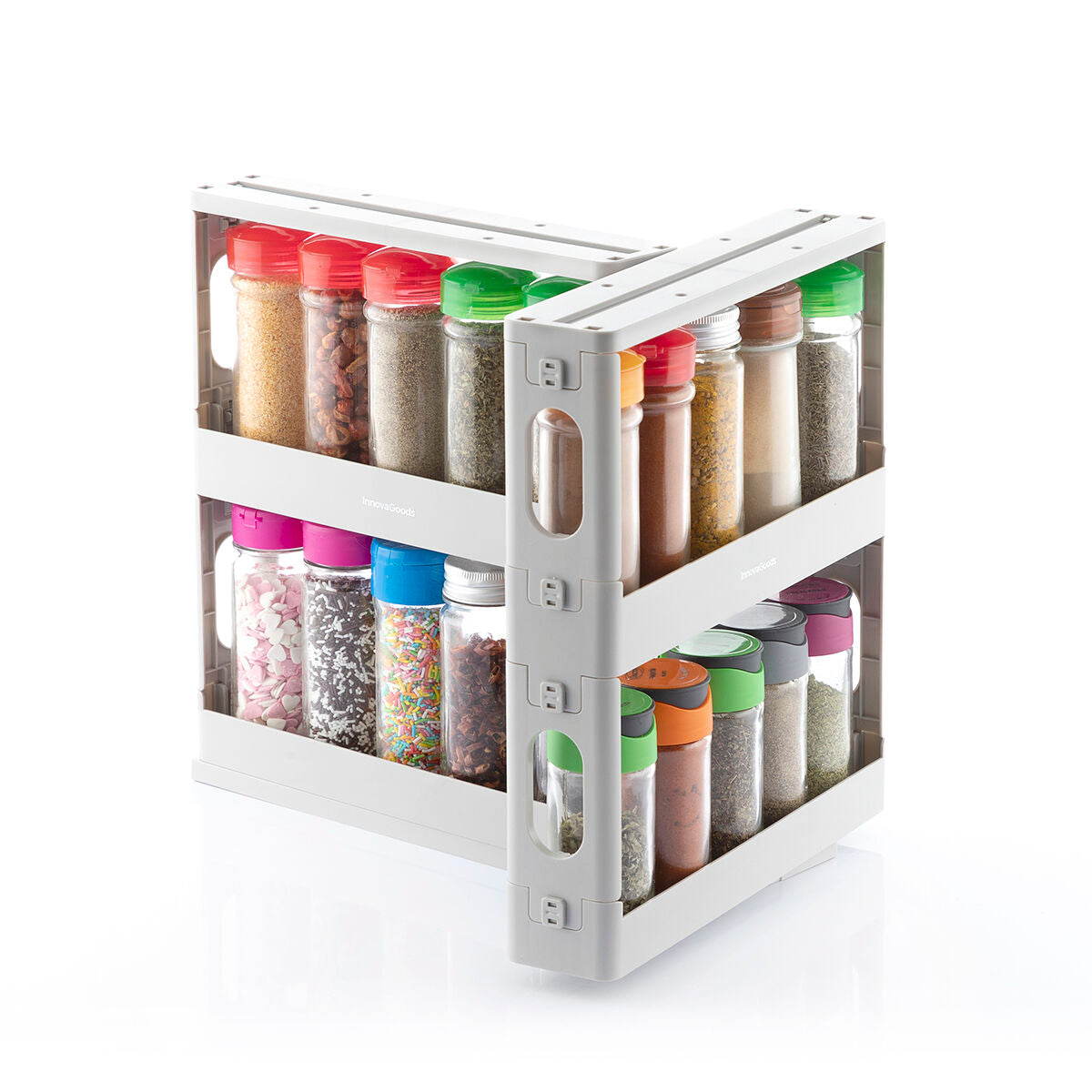 Innovagoods Sliding And Pivoting Spice Organiser Rispick Innovagoods