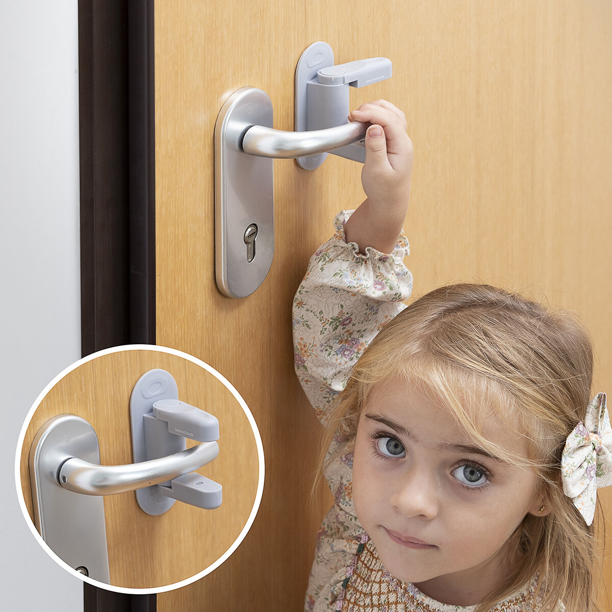 Innovagoods Door Lever Safety Lock Dlooky Innovagoods 2 Units