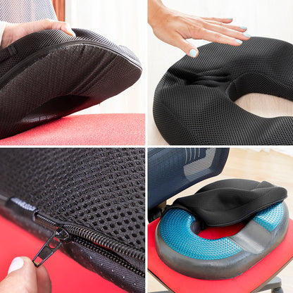 Innovagoods Gel & Bamboo Charcoal Cushion With Removable Cover Charnut Innovagoods