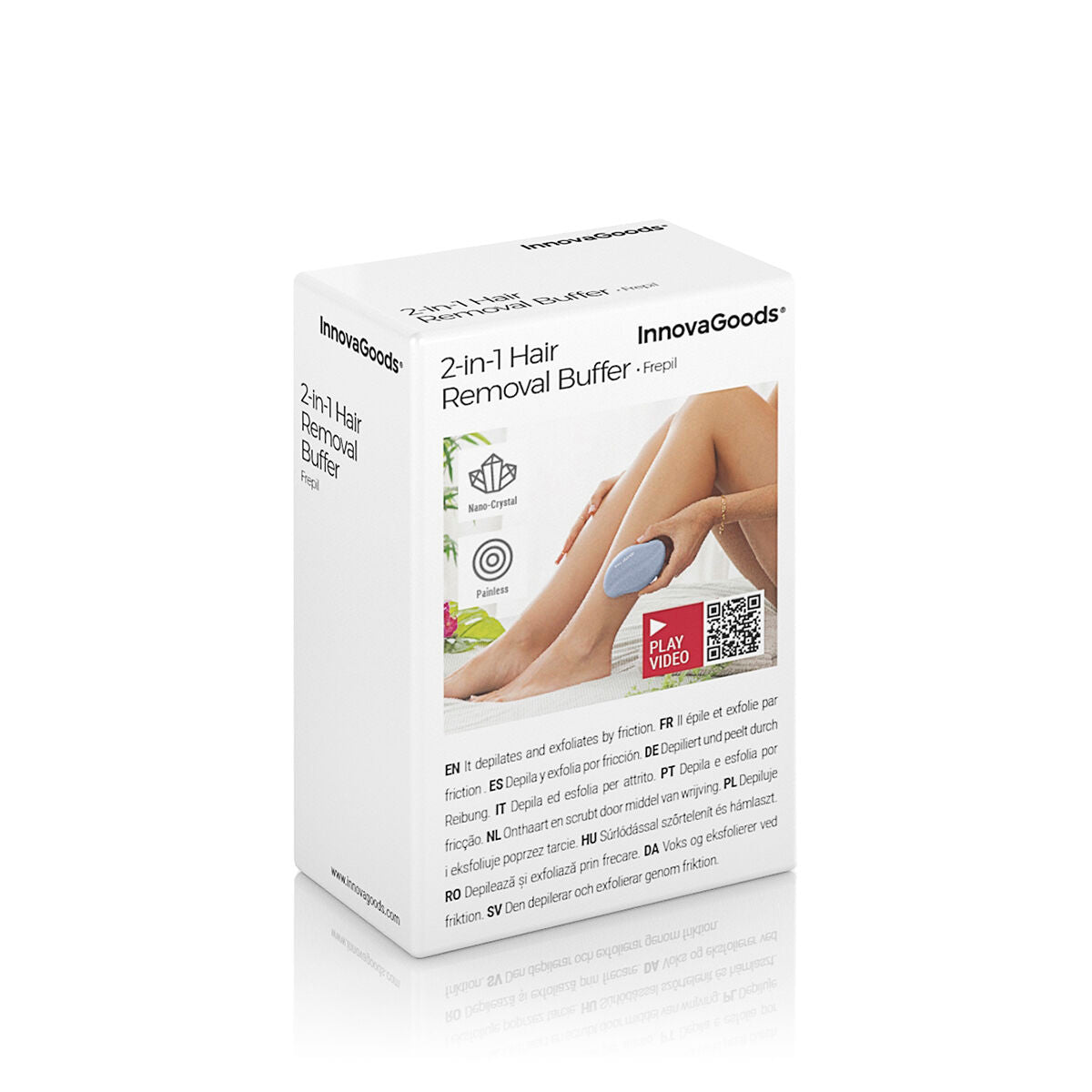 Innovagoods Exfoliating Friction Epilator With Nanocrystals Frepil Innovagoods