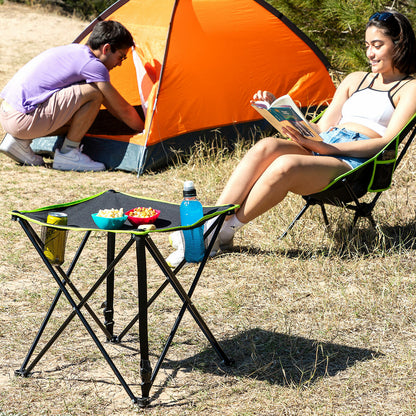 Innovagoods Folding Textile Camping Table With Cover Cafolby Innovagoods