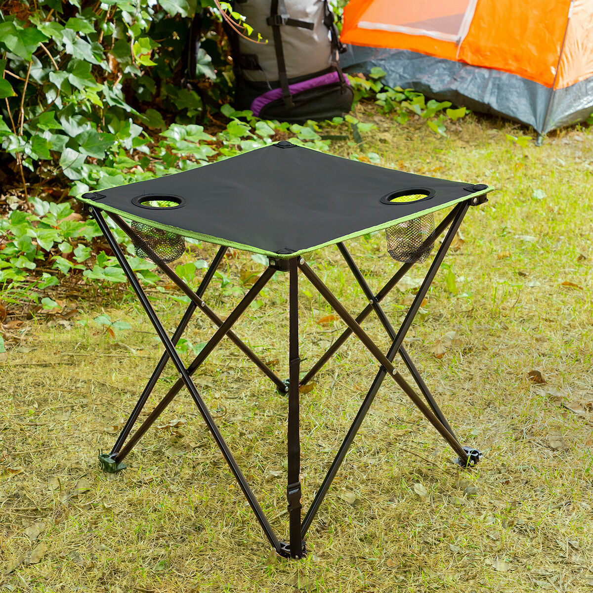 Innovagoods Folding Textile Camping Table With Cover Cafolby Innovagoods