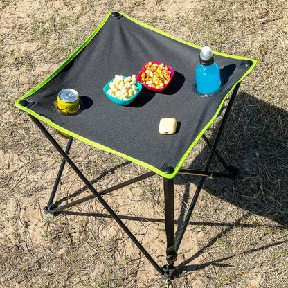 Innovagoods Folding Textile Camping Table With Cover Cafolby Innovagoods