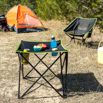 Innovagoods Folding Textile Camping Table With Cover Cafolby Innovagoods