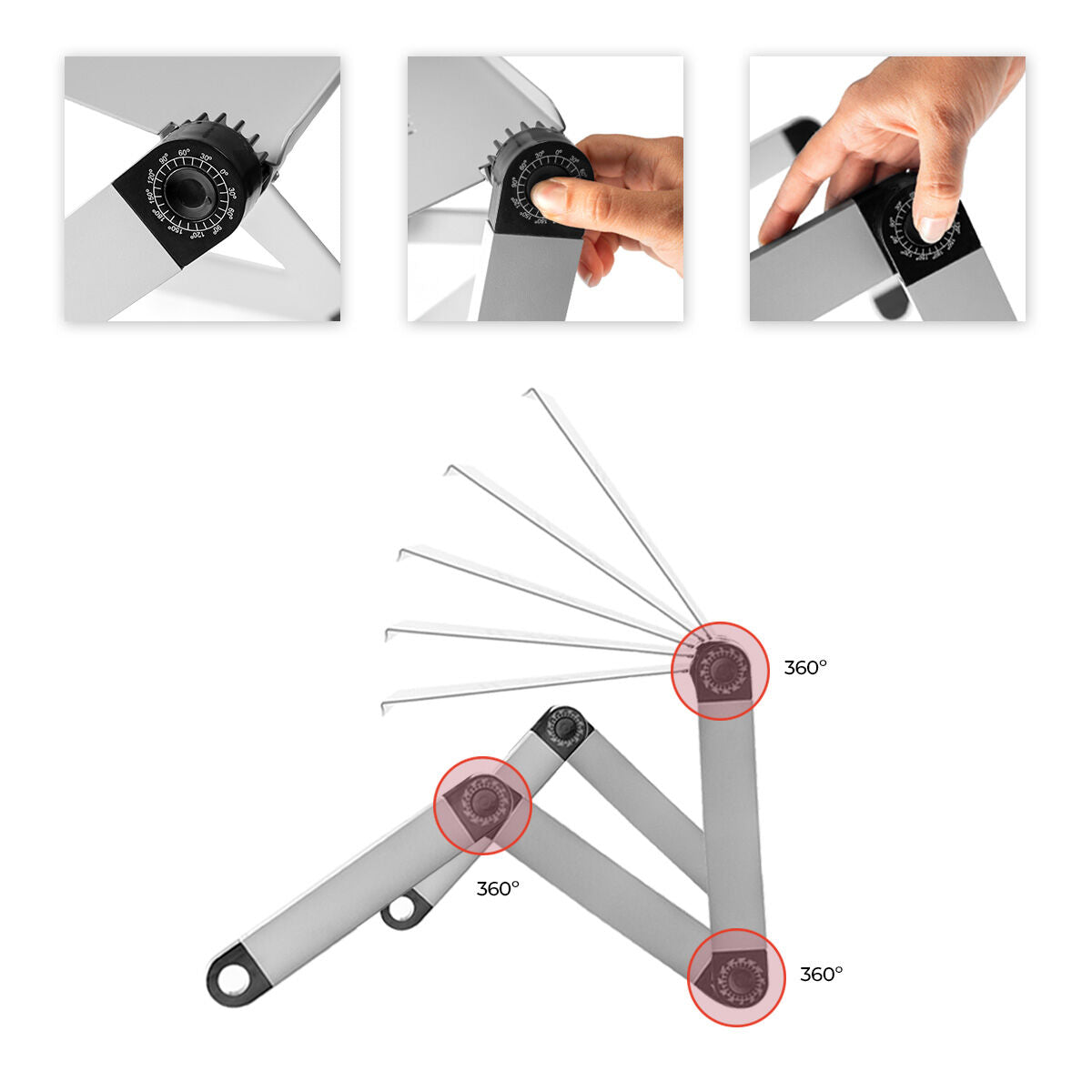 Innovagoods Adjustable Multi-Position Laptop Table Omnible Innovagoods