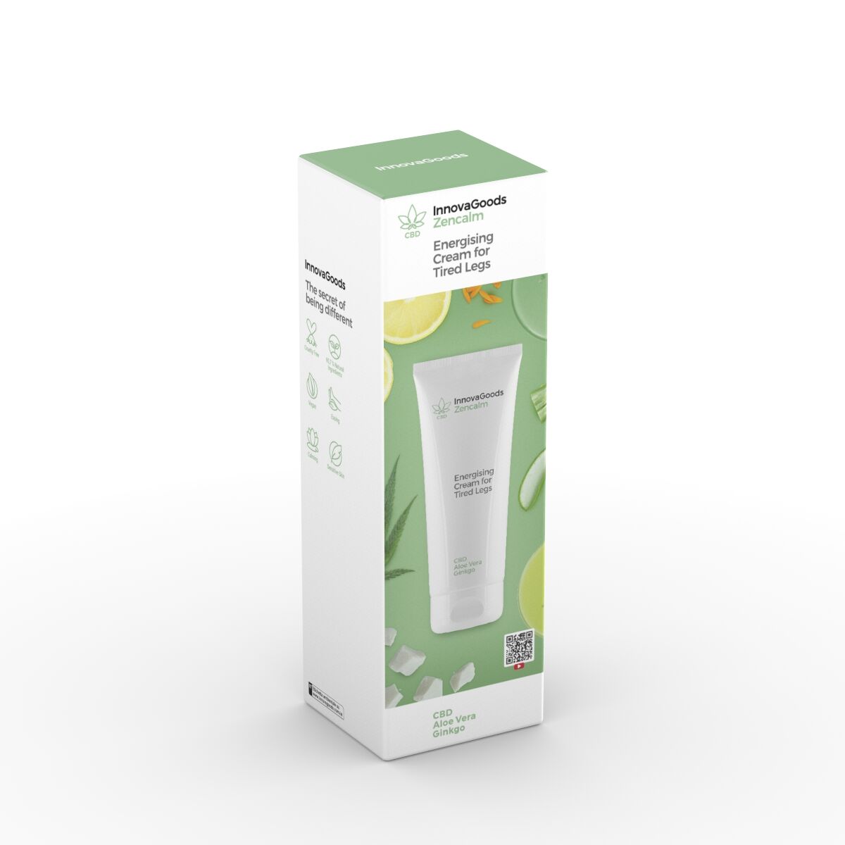 Innovagoods Energising Cream For Tired Legs Cbd Zencalm Innovagoods 200 Ml
