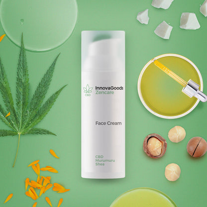 Innovagoods Hydrating Facial Cream Cbd Zencare Innovagoods 50 Ml