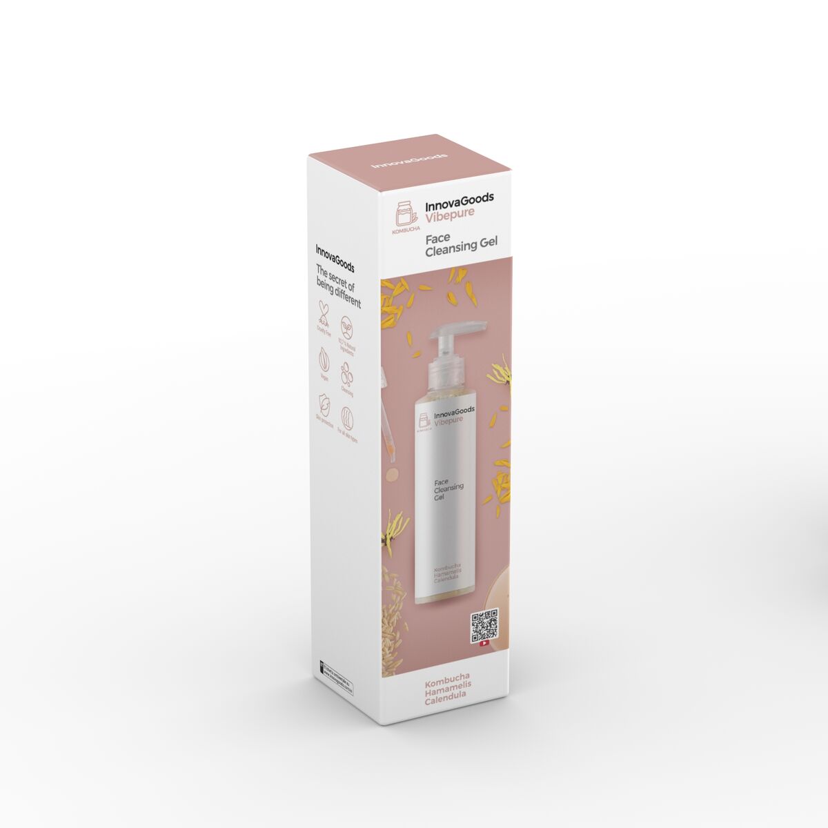 Innovagoods Facial Cleansing Gel Kombucha Vibepure Innovagoods 200 Ml