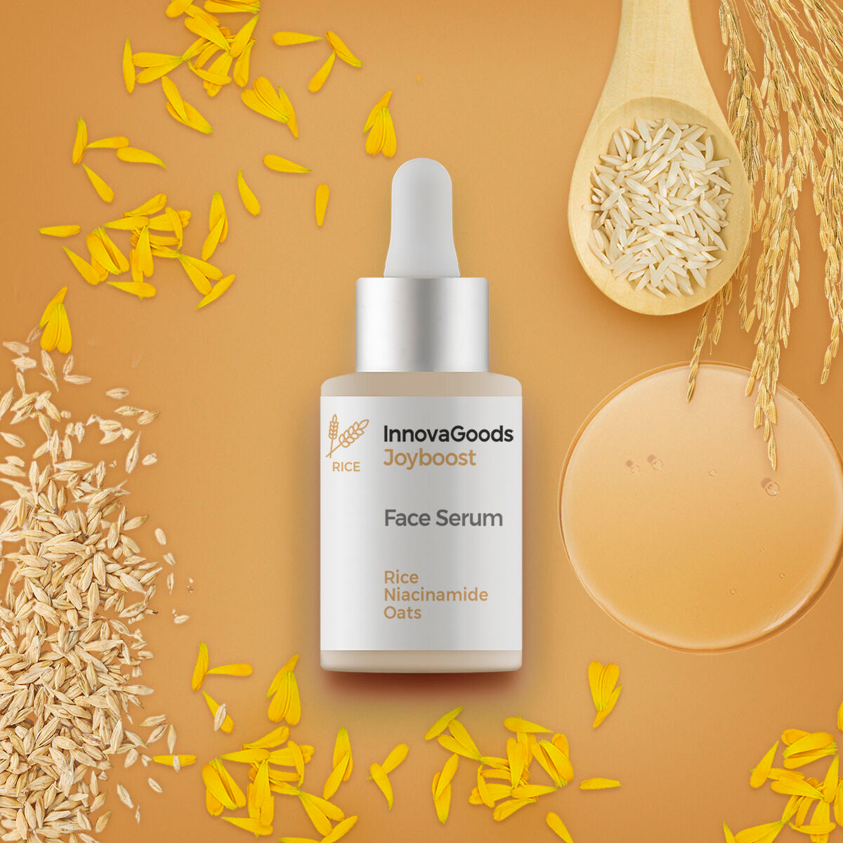 Innovagoods Facial Serum Rice Joyboost Innovagoods 30 Ml