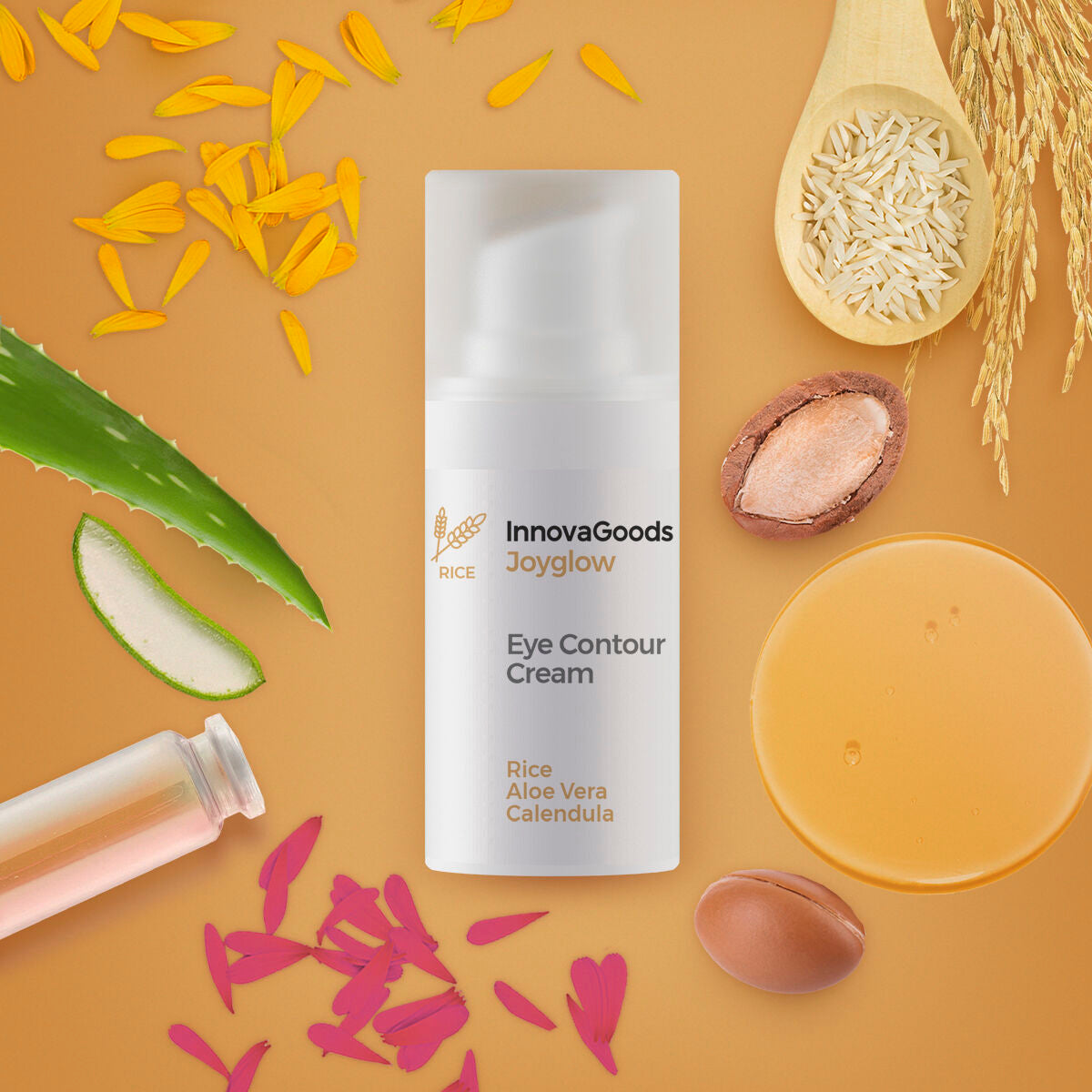 Innovagoods Eye Contour Rice Joyglow Innovagoods 15 Ml