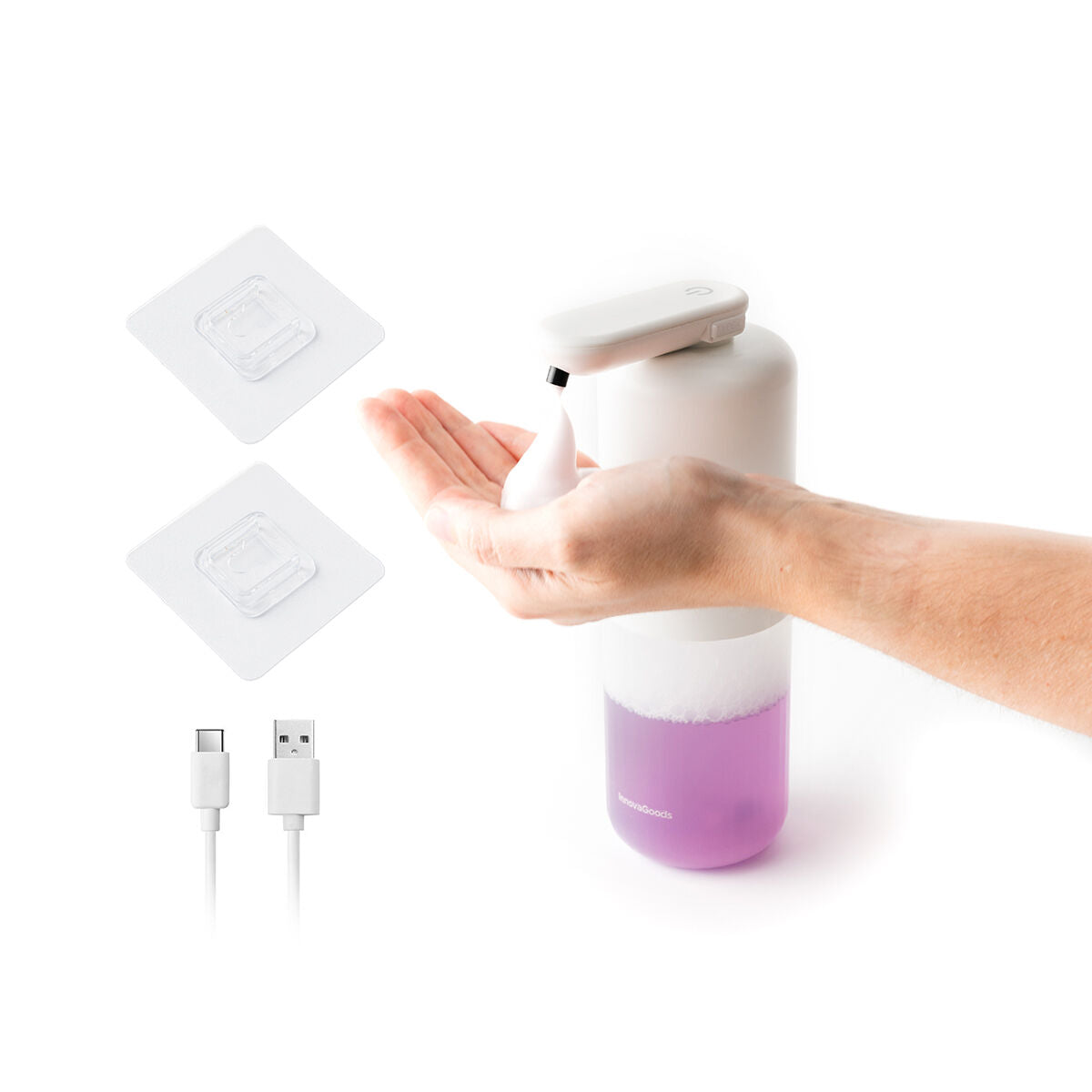Innovagoods Rechargeable Automatic Foaming Soap Dispenser Bitefom Innovagoods