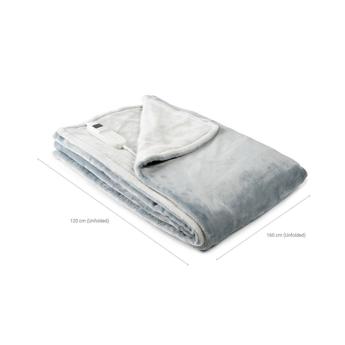 Innovagoods Electric Blanket Elakef Innovagoods Grey 120 X 160 Cm 160 W