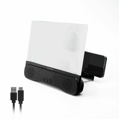 Innovagoods Rechargeable Screen Magnifier With Speaker For Mobile Phones Screenier Innovagoods
