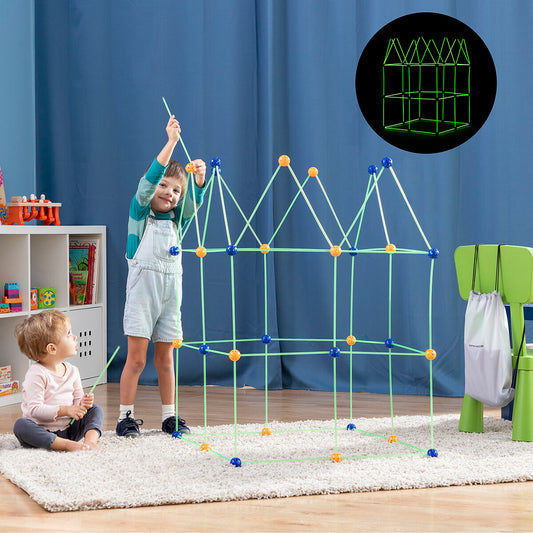 Innovagoods Children’s Fort Building Kit Archikitt Innovagoods 85 Pieces