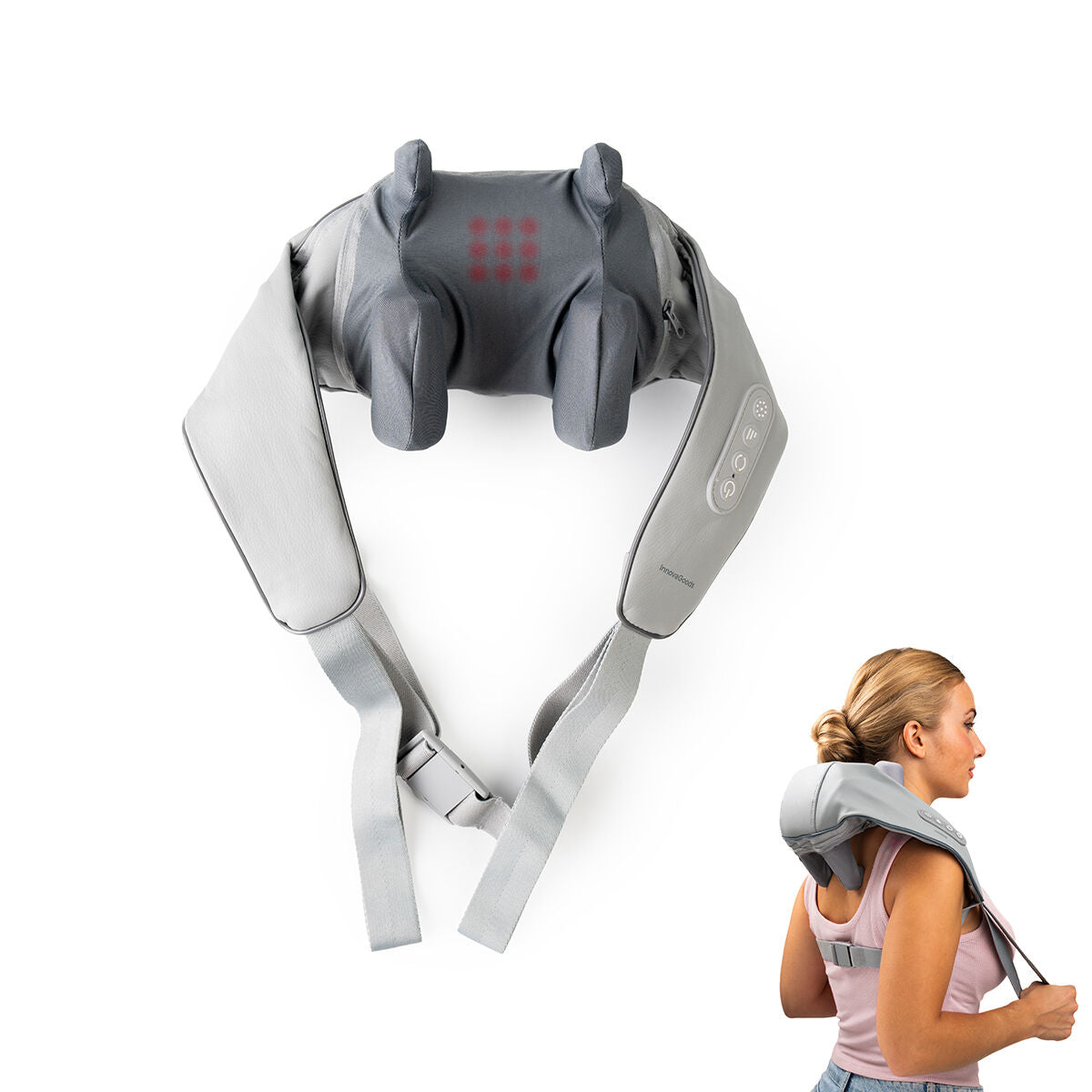 Innovagoods Rechargeable 6D Neck And Back Massager Silax Innovagoods