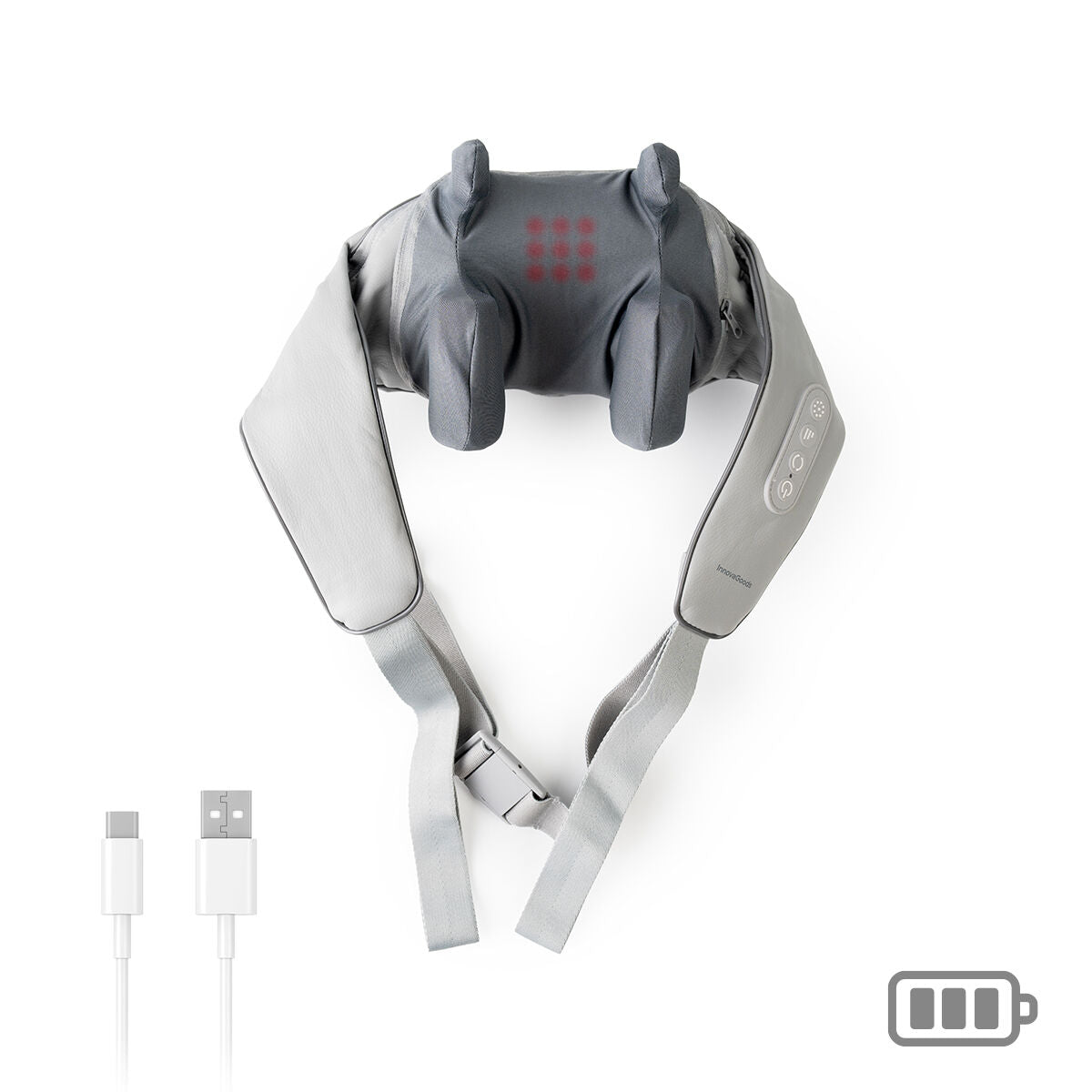 Innovagoods Rechargeable 6D Neck And Back Massager Silax Innovagoods