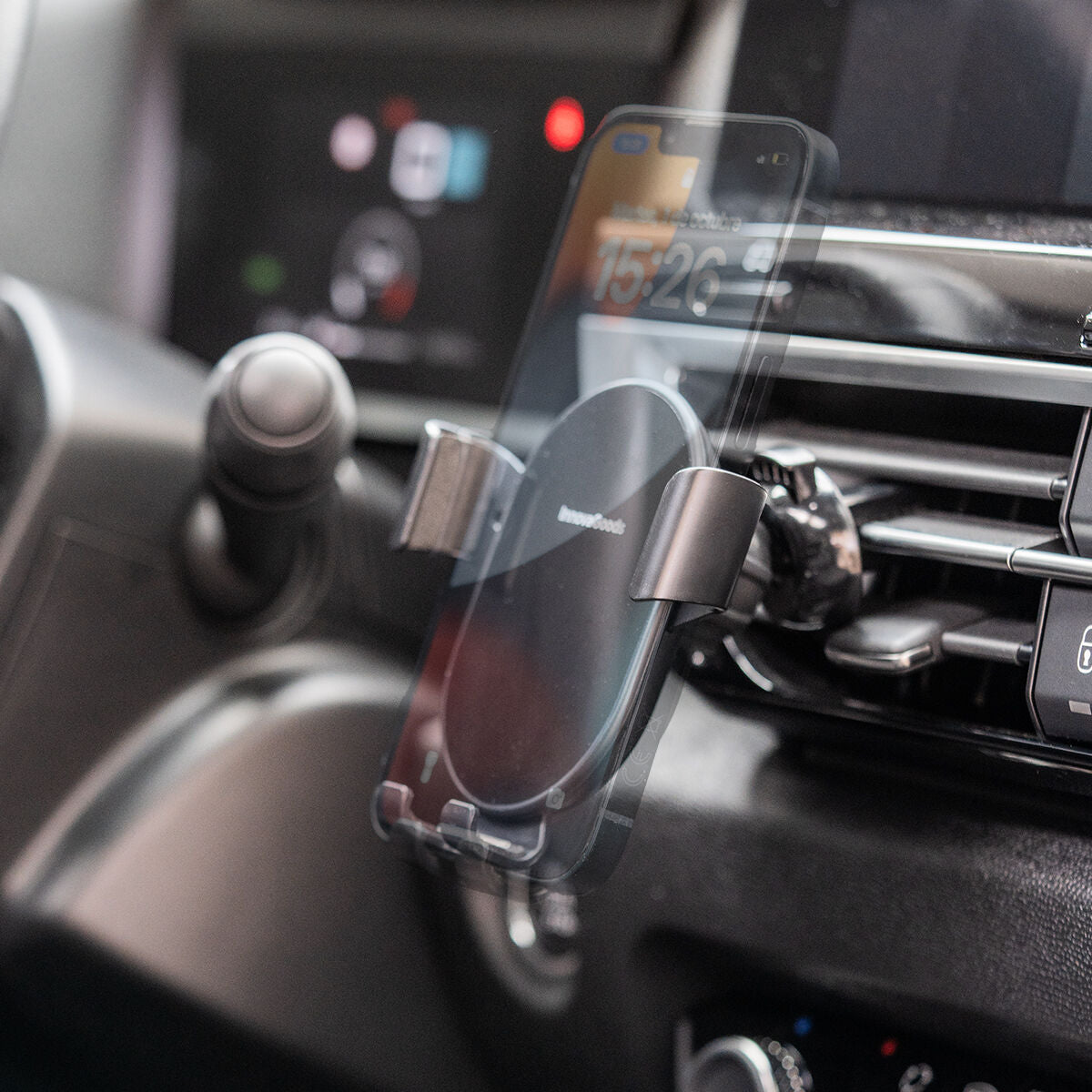 Innovagoods Wireless Fast Charging Phone Holder For Cars Chakar Innovagoods