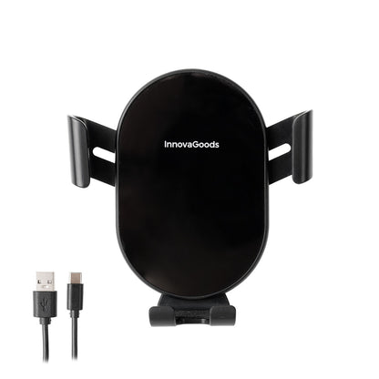 Innovagoods Wireless Fast Charging Phone Holder For Cars Chakar Innovagoods
