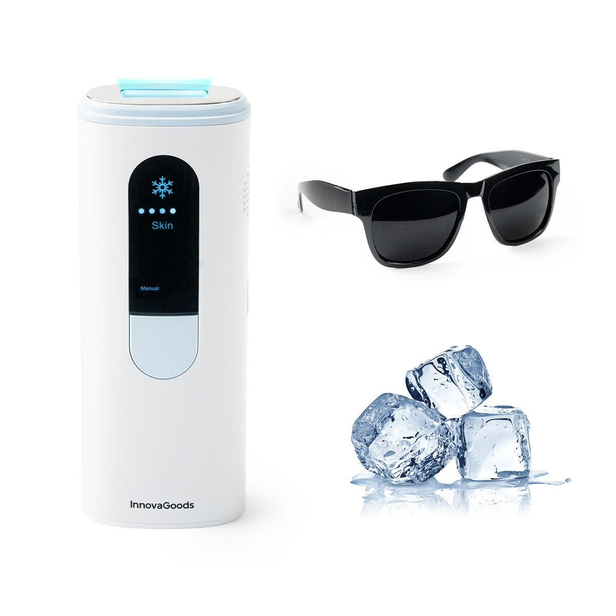 Innovagoods Pulsed Light Hair Remover With Cooling Function And Accessories Kulepil Innovagoods