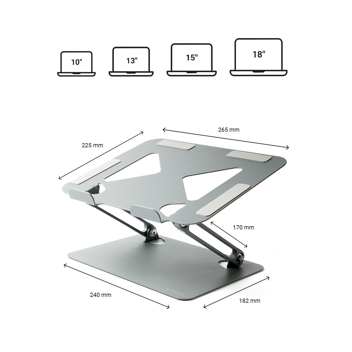 Innovagoods Folding And Adjustable Laptop Stand Lastan Innovagoods
