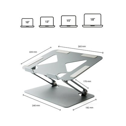 Innovagoods Folding And Adjustable Laptop Stand Lastan Innovagoods