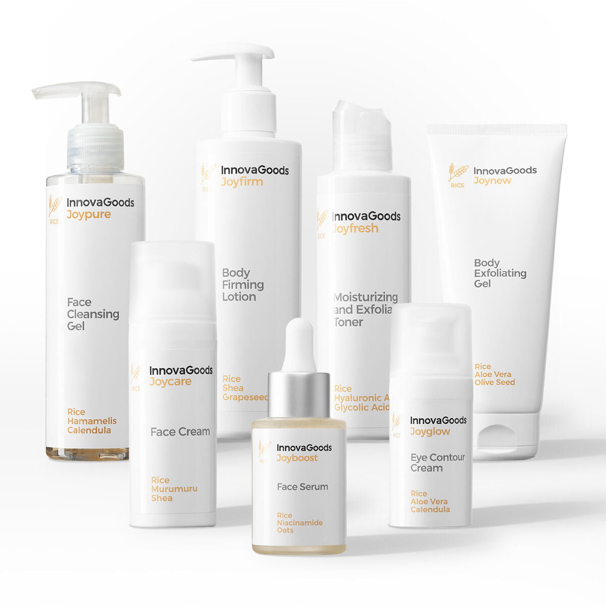 Innovagoods Face And Body Routine Pack Rice Innovagoods