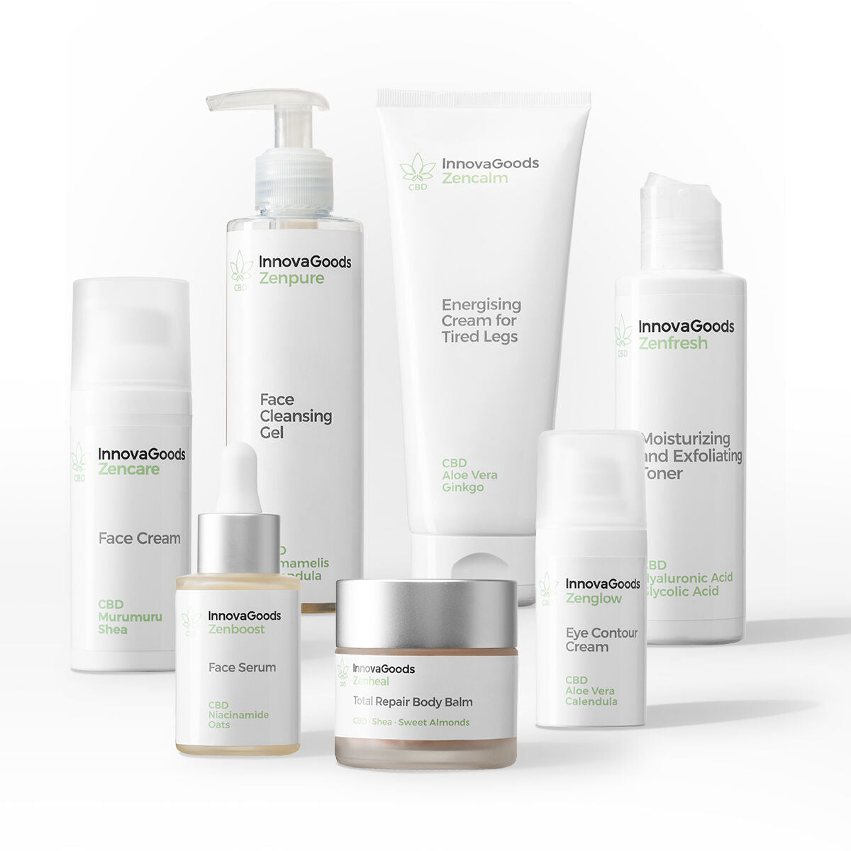 Innovagoods Face And Body Routine Pack Cbd Innovagoods