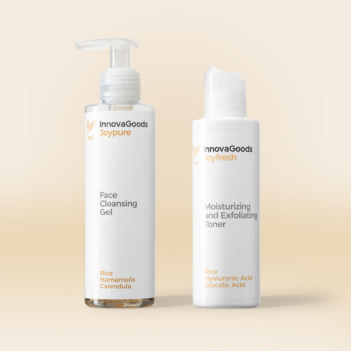 Innovagoods Face Cleansing Duo Pack Rice Innovagoods