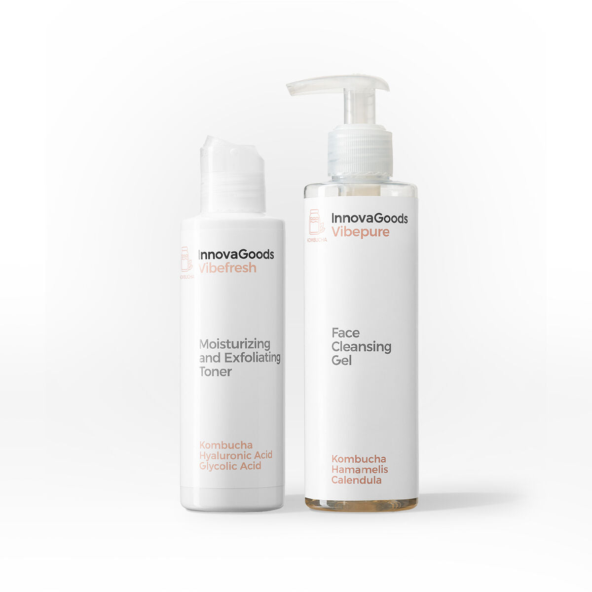 Innovagoods Face Cleansing Duo Pack Kombucha Innovagoods