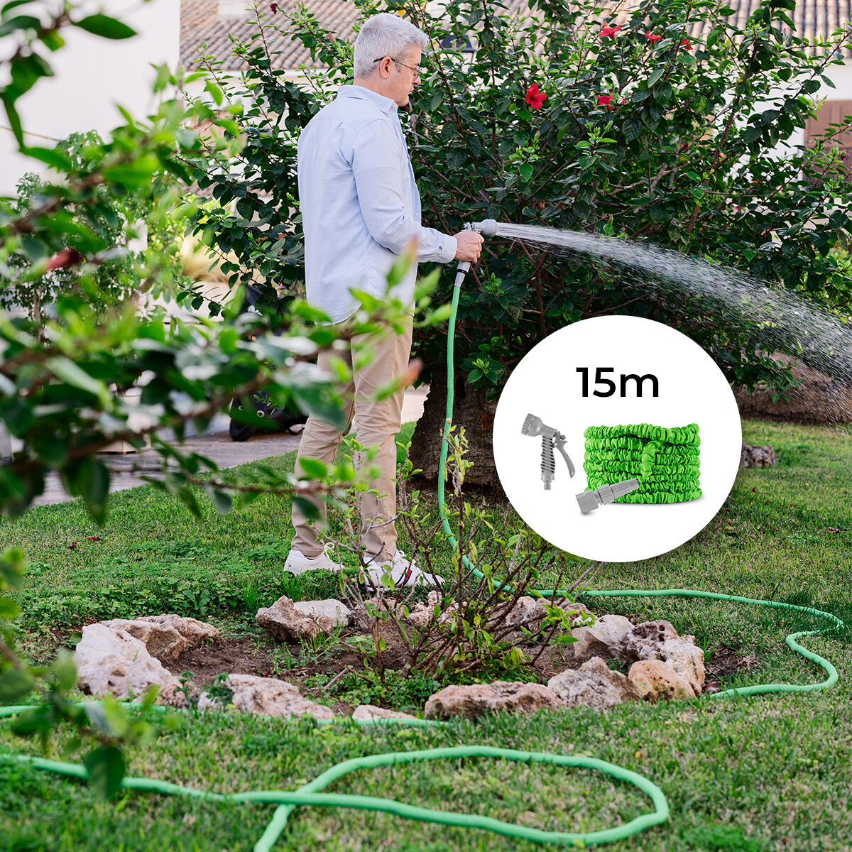 Innovagoods Extendable Garden Hose Hoostend Innovagoods 15 M