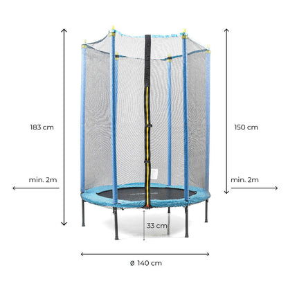 Innovagoods Kids Trampoline With Safety Enclosure Zuply Innovagoods
