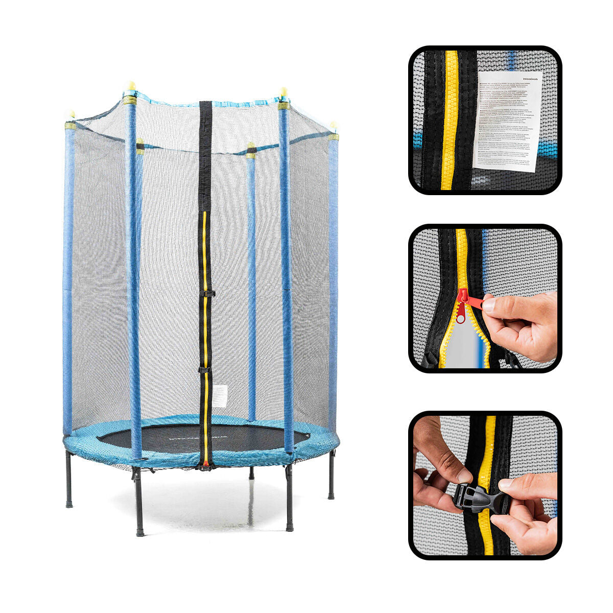 Innovagoods Kids Trampoline With Safety Enclosure Zuply Innovagoods