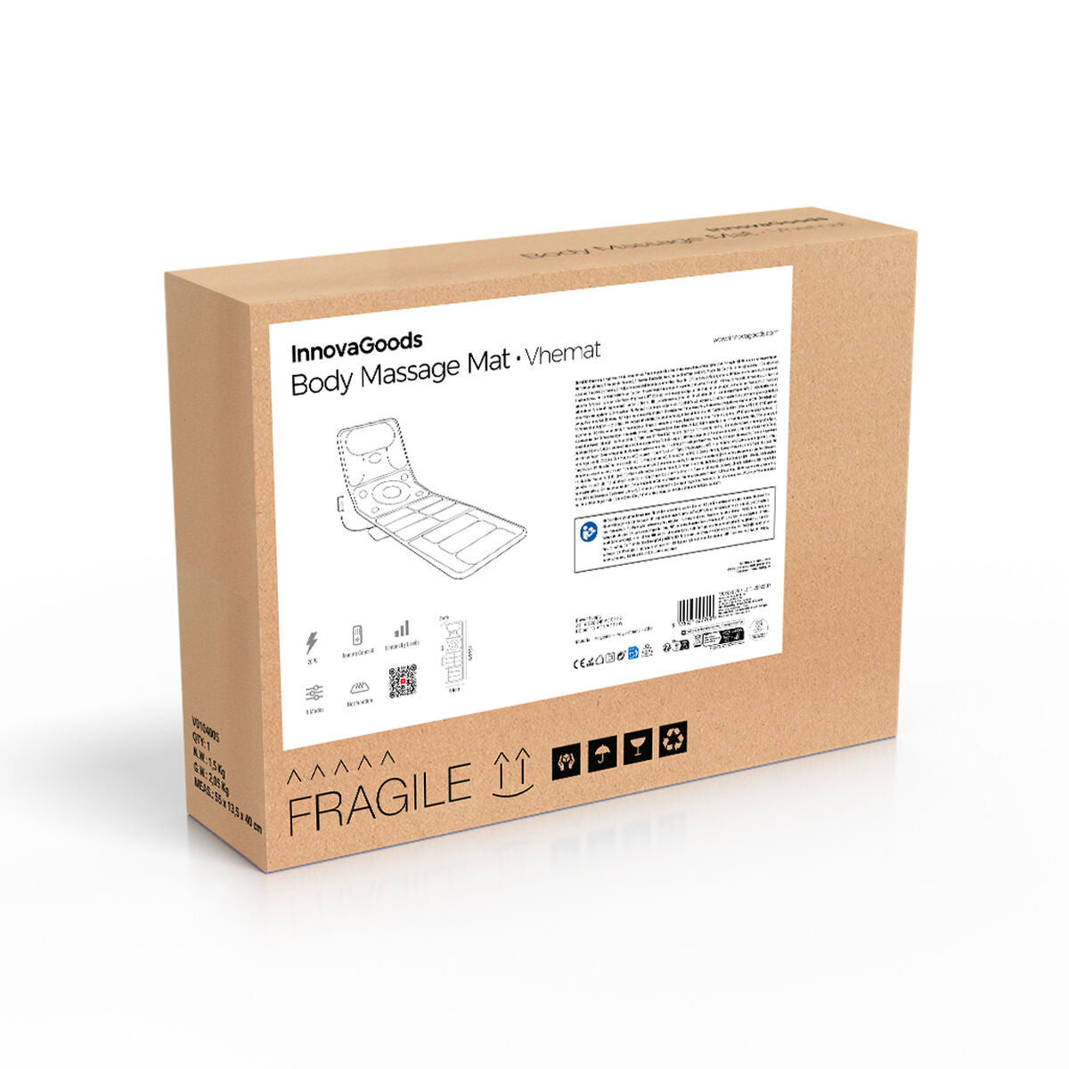 Innovagoods Vibration Massage Mattress Vhemat Innovagoods