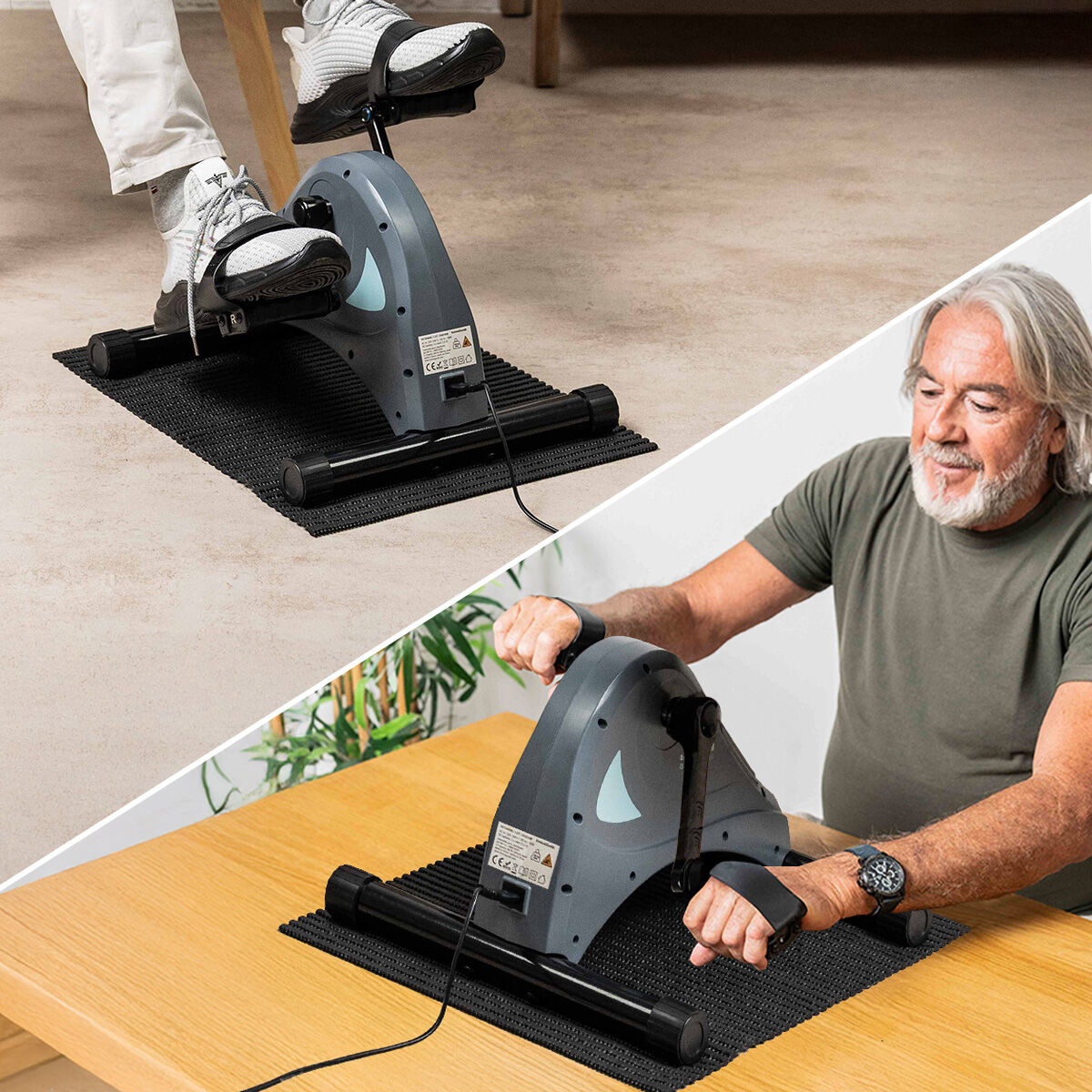 Innovagoods Electric Assisted Pedaler For Arms And Legs With Mat And Remote Control Velora 3000 Innovagoods