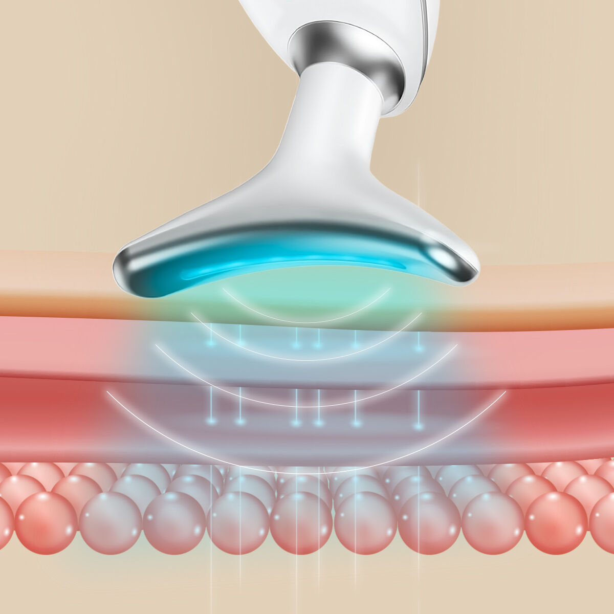 Innovagoods Electric Facial Firming Massager For Face And Neck With Led, Ems, And Heat Selora Innovagoods