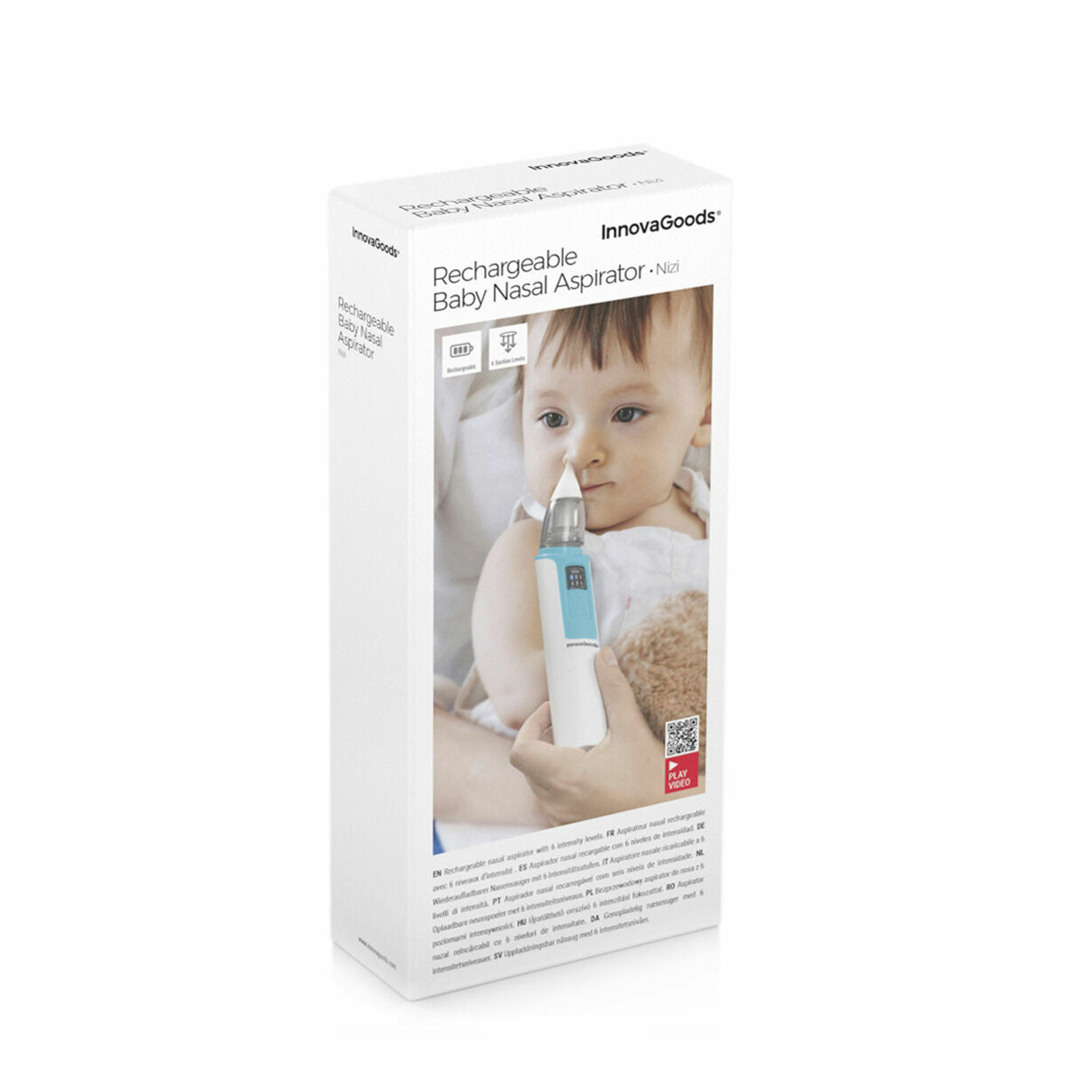 Innovagoods Rechargeable Nasal Aspirator For Babies Nizi Innovagoods